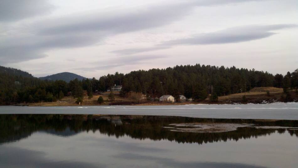 Evergreen Lake Winter Snow