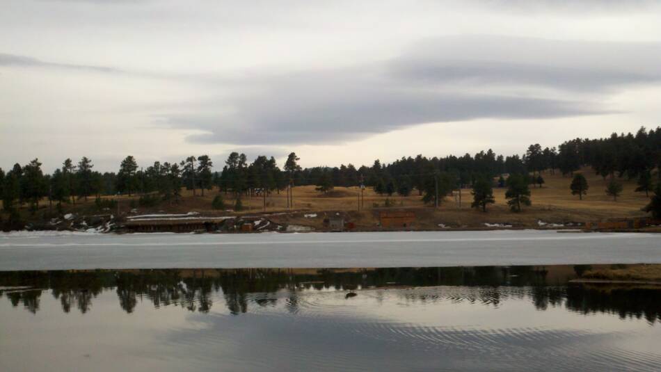 Evergreen Dam Winter