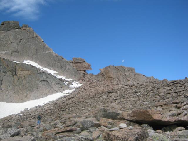 longs peak boulder field