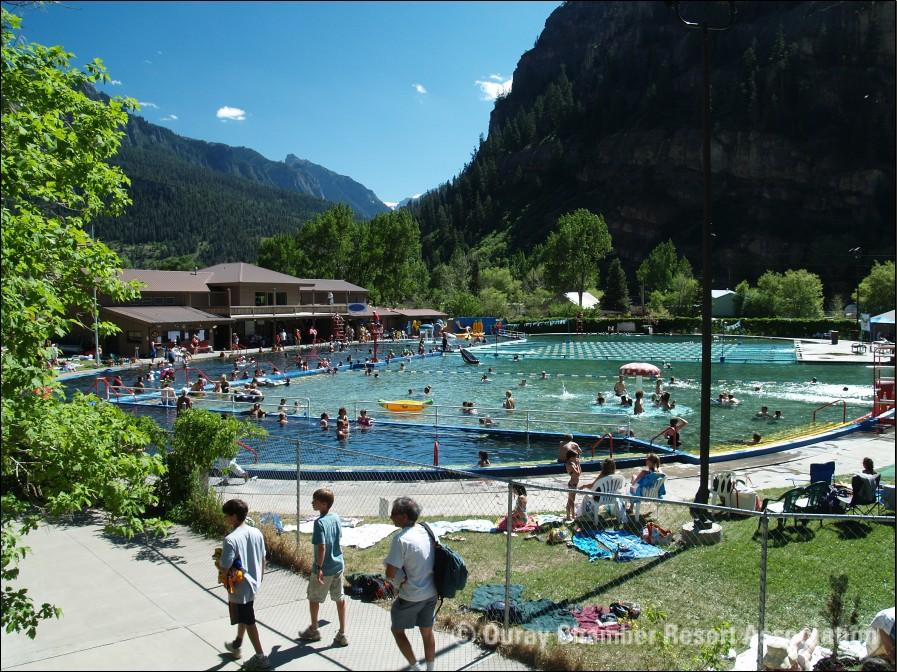 Ouray Hot Springs Pool. Location: Ouray, CO