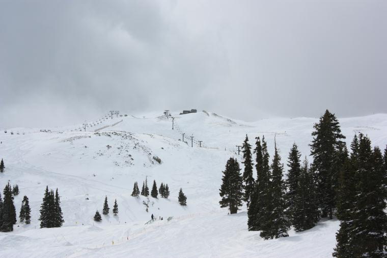 Skiing Arapahoe Basin skiing a basin