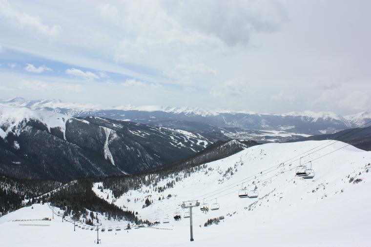 A Basin Montezuma Bowl Chairlift A Basin Montezuma Bowl View