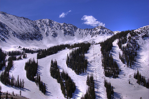 a basin ski trails