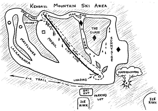Kendell Mountain Trail Map
