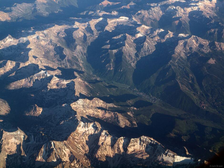 Telluride Ski Resort Aerial