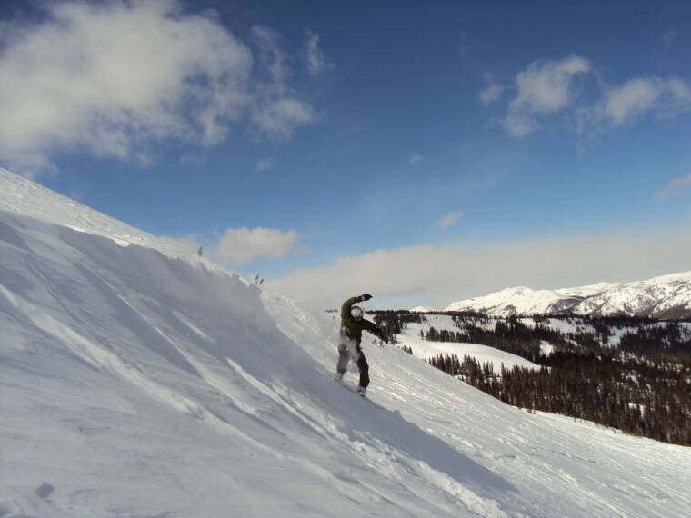 wolf creek cornice jump